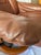 Vintage Ekornes Leather Stressless Recliner With Swing-Out Table For Sale - Image 15 of 17