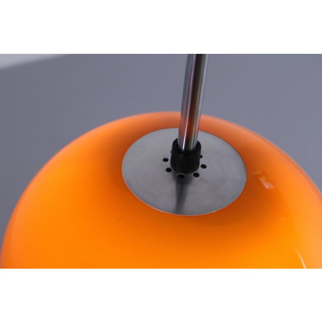 Amber Adjustable Mushroom Table Lamp from Guzzini, 1970s For Sale - Image 15 of 17