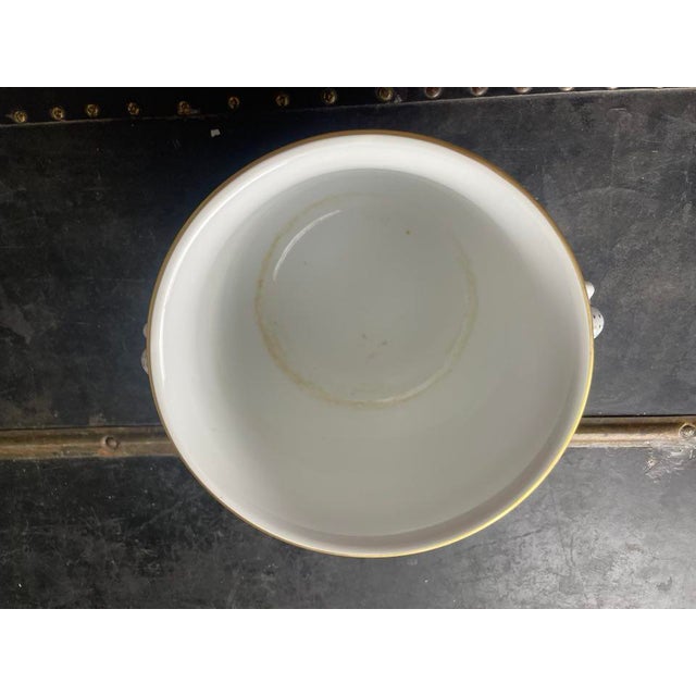 1980s Herend Hungary Handpainted 7212 White Porcelain Cachepot For Sale - Image 4 of 7