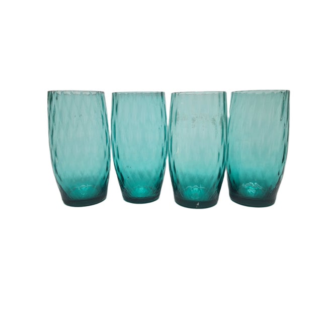Vintage Cocktail Glasses by Sarnecki for Krosno Glassworks, Poland, 1970s, Set of 4 For Sale - Image 10 of 13