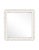 Contemporary Fleur Home Audubon Bamboo Sticks Square Mirror in White Dove, 50.5x50.5 For Sale - Image 3 of 3