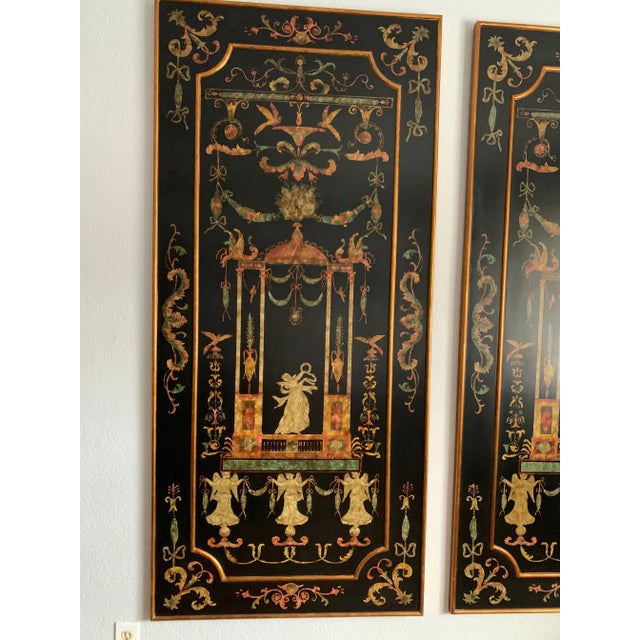 1980s Contemporary Renaissance Style Wall Panels - a Pair For Sale In Austin - Image 6 of 13