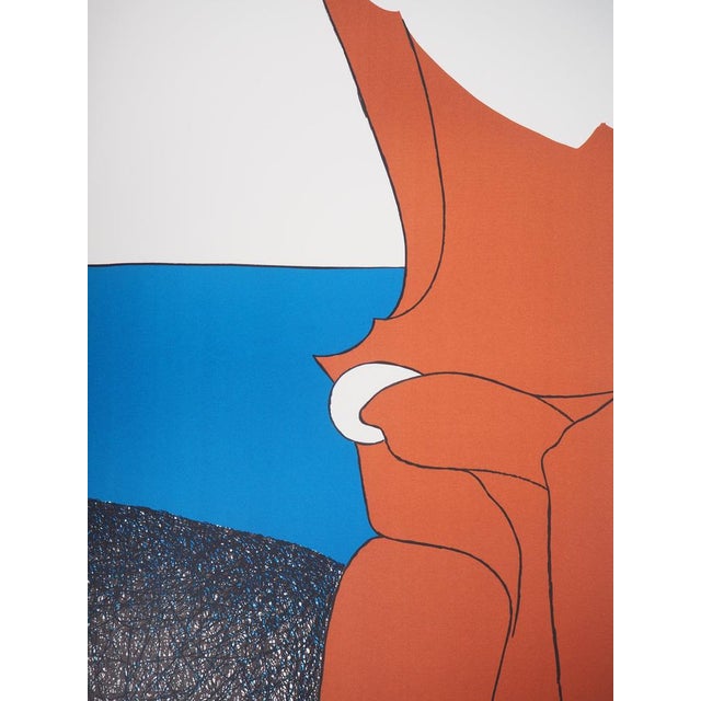 Joan GARDY-ARTIGAS (1938) Cliff Original color lithograph Signed in pencil Marked as Hors commerce (HC) On Arches wove...