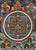 Traditional Late 19th Century Tibetan Buddhist Mandala Thangka Painting of the Meditation Buddha, Framed For Sale - Image 3 of 10