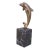 Vintage John Jagger Signed and Numbered Limited Edition Bronze Dolphin Sculpture For Sale
