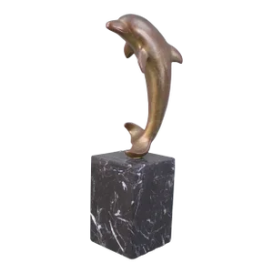 Vintage John Jagger Signed and Numbered Limited Edition Bronze Dolphin Sculpture