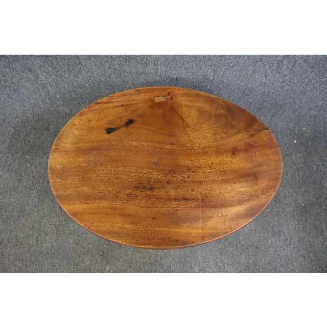 Mid 20th Century Modern Elephant Base Accent Table For Sale - Image 5 of 9