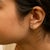 Haus of Brilliance 10K Yellow Gold 1/10 Cttw Diamond 'Q' Initial Stud Earring For Sale - Image 4 of 5