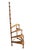 Vintage Faux Bamboo Spiral Library Steps & Display Stand For Sale In West Palm - Image 6 of 12