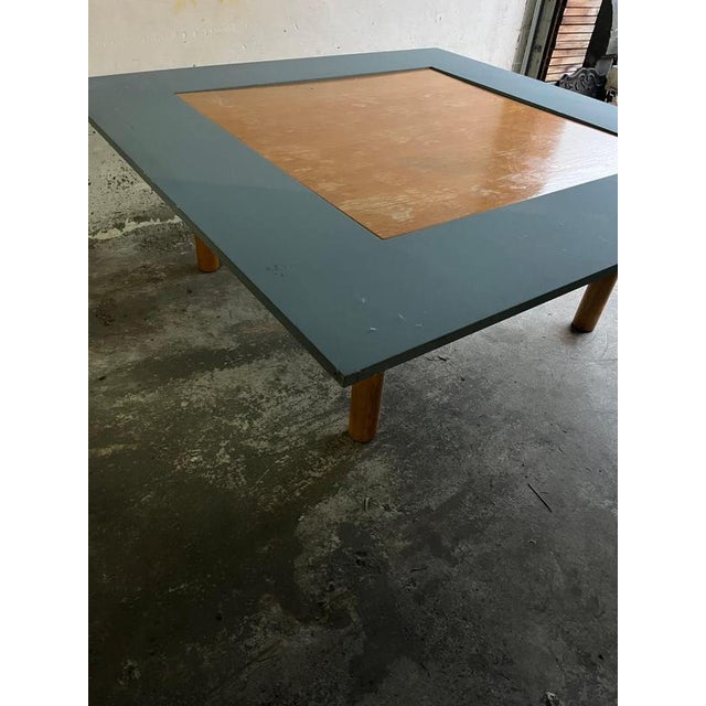 Square Convertible Table by Francesco Binfaré for Cassina, 1980s For Sale - Image 9 of 11