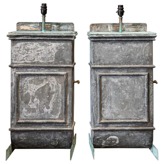 Large English London & Glasgow Air Vent Lamps, 19th Century, Set of 2 For Sale - Image 15 of 15