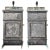 Large English London & Glasgow Air Vent Lamps, 19th Century, Set of 2 For Sale - Image 15 of 15