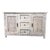 2 Door 3 Drawer Laser Cut Solid Mango Wood Cabinet For Sale