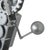Late 20th Century Vintage Little Man-Shaped Desk or Wall Clock with Exposed Gears & Extendable Arms and Legs, 1980s-1990s For Sale - Image 5 of 8