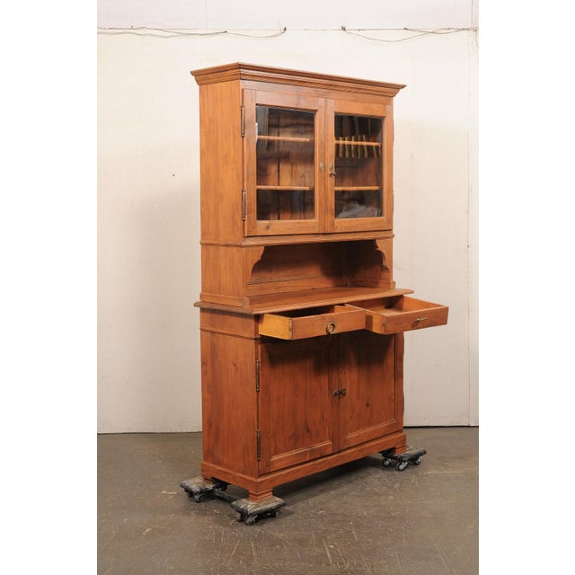 Wood French 19th C. Buffet À De Corps, 7+ Ft For Sale - Image 7 of 12