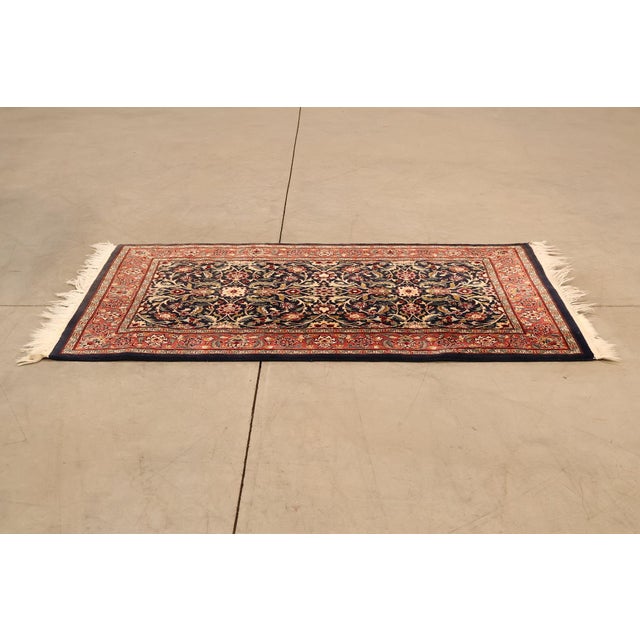 Persian Kashan Style Hand Tied Rug — 31" x 55" For Sale - Image 16 of 18