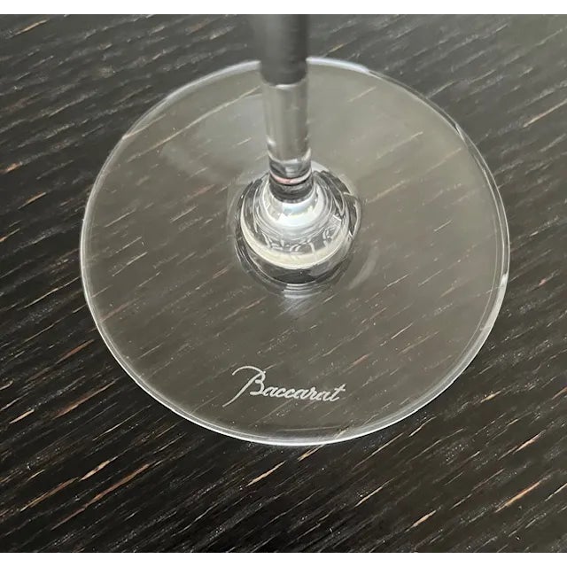 Baccarat 1990s Dom Pérignon Baccarat Champagne Flutes, Set of 6, Crystal, Made in France, New in Boxes For Sale - Image 4 of 5