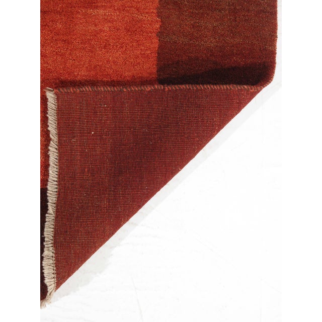 Textile Vintage Hand-Knotted Persian Gabbeh Rug 8'10" X 11'8" For Sale - Image 7 of 7