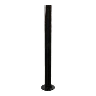 Mid 20th Century Gianfranco Frattini “Megaron” Black Enamel Floor Lamp for Artemide, Italy For Sale