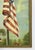 1950s Vintage American Flag Oil Painting For Sale - Image 5 of 7