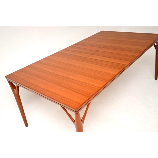 Vintage Danish Teak Dining Table by Willy Sigh for H. Sigh & Søns Møbelfabrik, 1960 For Sale - Image 6 of 11