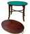 Wood Georgian Mahogany Oval Tray on Stand with Brass Bound Decoration, 1800 For Sale - Image 7 of 13