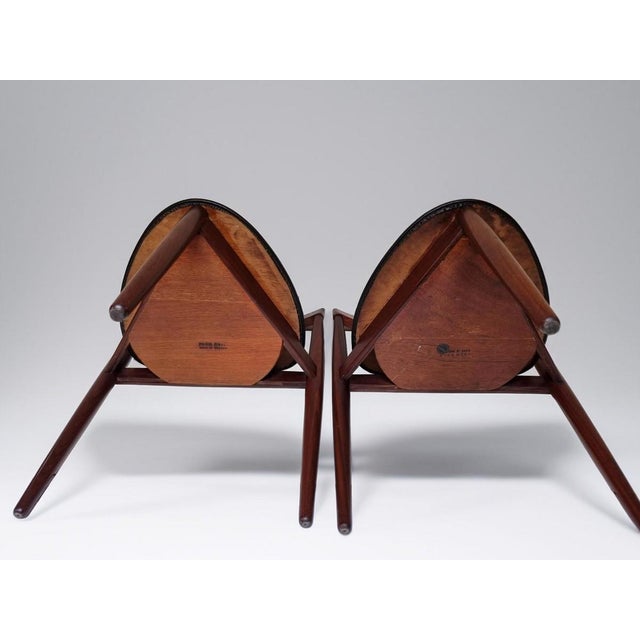 Danish Roundette Chairs by Hans Olsen for Frem Rojle, Denmark, 1960s, Set of 2 For Sale - Image 9 of 17