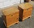 Vintage French Art Deco Nightstands in Burled Wood and Glass, 1930s, Set of 2 For Sale - Image 14 of 18