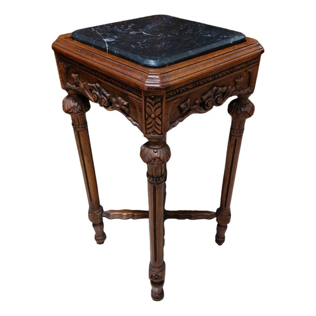 Tall Vintage Raised Table, 1920s For Sale