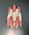1990s Vintage Murano Italian Poliedri White and Pink Albaster Wall Sconces, 1990, Set of 2 For Sale - Image 5 of 14