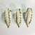 1950s Vintage Italian Roman Neoclassical Gold Tipped Acanthus Leaf Tole Tiebacks - Set of 3. For Sale - Image 6 of 12