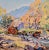 Figurative Marjorie Reed -Stagecoach Crossing a Western Landscape-Oil Painting For Sale - Image 3 of 10