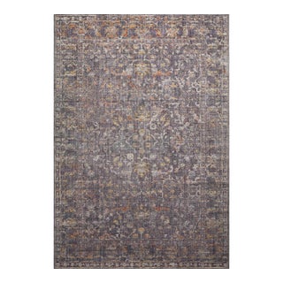 Chris Loves Julia x Loloi Rosemarie Graphite / Multi 11'-6" x 15'-6" Area Rug For Sale