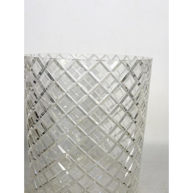 1970s Vintage Acrylic Glass Wastebasket, France, 1970 For Sale - Image 5 of 11