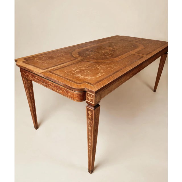 Wood 20th Century Walnut Table, 1905 For Sale - Image 7 of 7