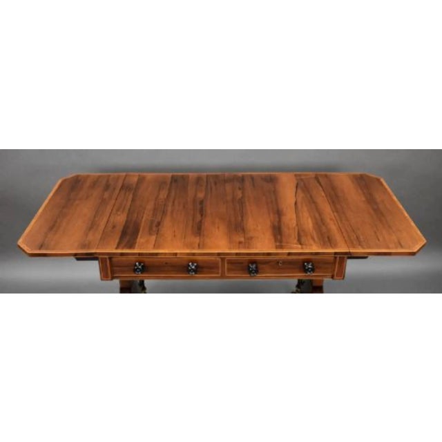 Brown Regency Rosewood Side Table, 1820s For Sale - Image 8 of 12