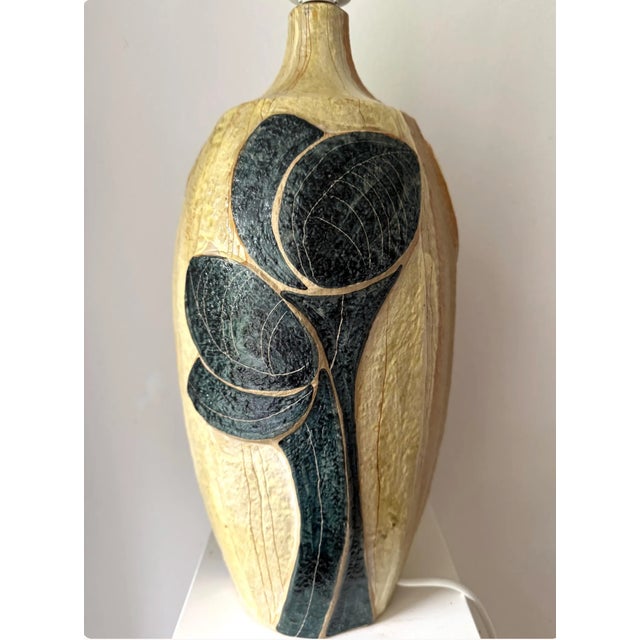 1960s Large Vintage Wall Lamp in Stoneware by Noomi Backhausen for Søholm, 1960s For Sale - Image 5 of 6