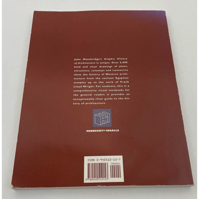 Mid-Century Modern Graphic History of Architecture by John Mansbridge Sofcover 1999 For Sale - Image 3 of 8