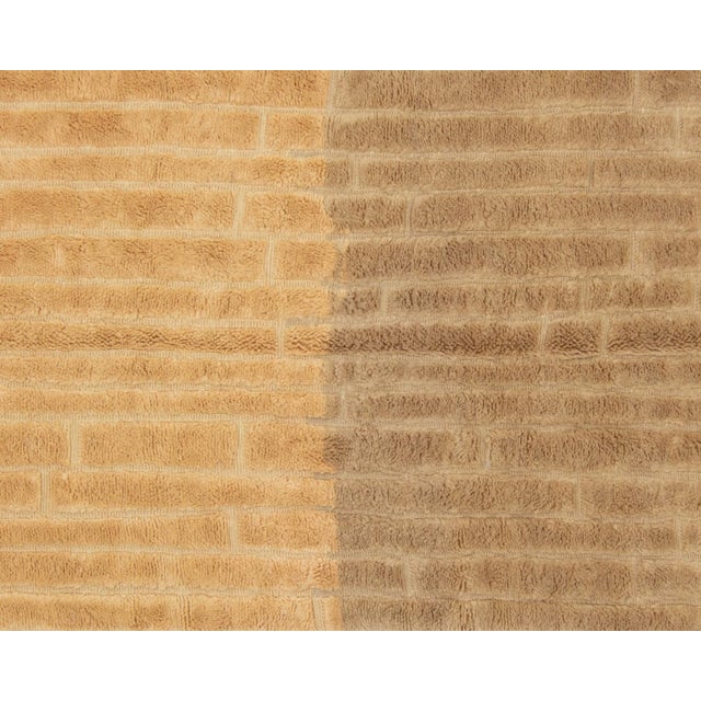 Hand-Knotted Wool Rug by Azele Studio For Sale - Image 6 of 9