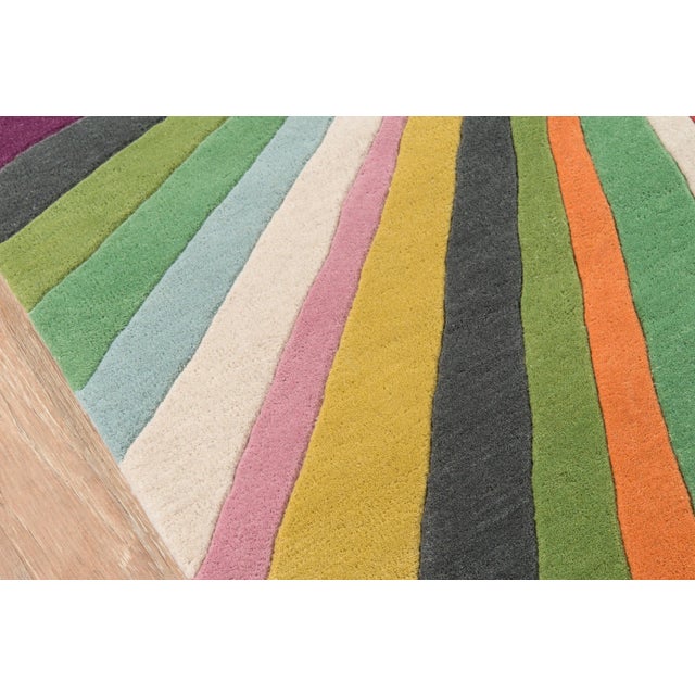 Contemporary Contemporary Momeni Delhi Hand Tufted Multi Wool Area Rug - 5' X 8' For Sale - Image 3 of 6