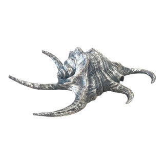 Ruzzetti and Gow Silvered Large Shell For Sale