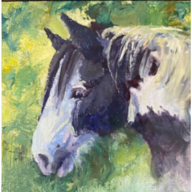American My Gypsy Friend ~ Lorie Batson, Original Oil Painting, Lorie's Portrait Captures the Calm Gentle Nature of These Family Friendly Horses. For Sale - Image 3 of 10