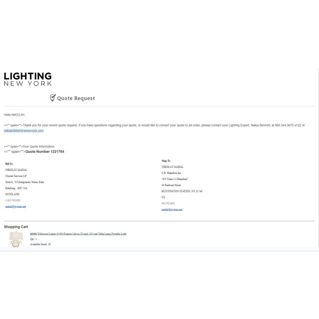 Early 21st Century Umstead Table Lamp by Frederick Cooper For Sale - Image 5 of 6