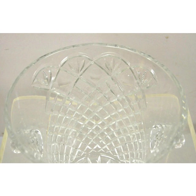 Vintage "1997 Ben Miller Memorial Winner" Diamond Cut Crystal Glass Ice Bucket For Sale In Philadelphia - Image 6 of 9