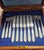 An exceptional, complete 24-piece antique Victorian dessert and fruit cutlery service manufactured by the prestigious...