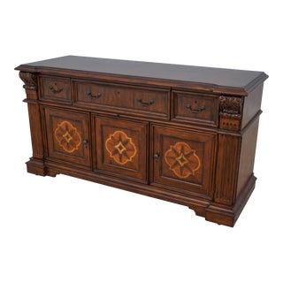 Sligh Continental Style Under Tv Entertainment Console For Sale