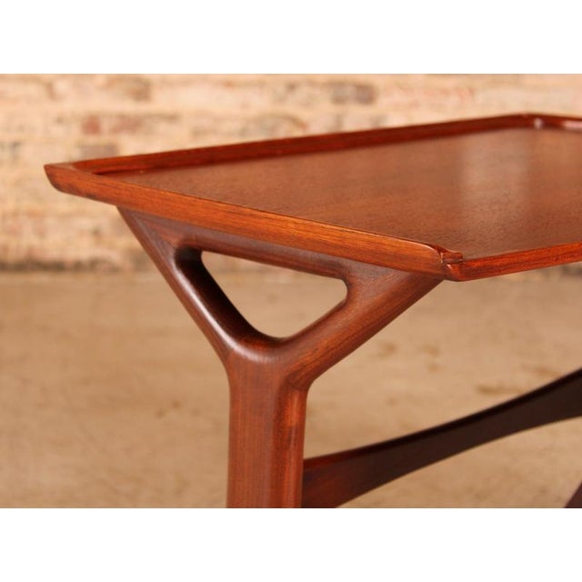 Mid-Century Danish Teak Nest of Tables by Johannes Andersen for CFC Silkeborg, 1960s, Set of 3 For Sale - Image 6 of 18