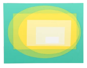 Transformation, Op Art Serigraph by Helen Thomas