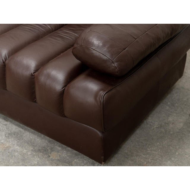 Vintage DS-85 Sofa in Brown Leather from de Sede, 1980s For Sale - Image 9 of 14