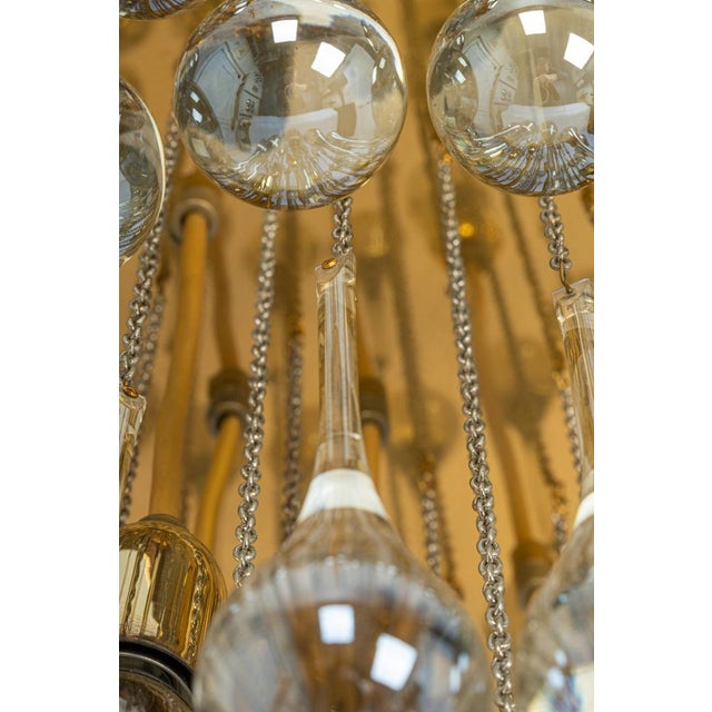 Large Murano Glass Tear Drop Chandelier by Christoph Palme, Germany, 1970s For Sale - Image 6 of 17